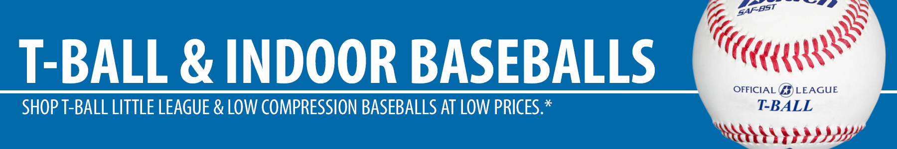 T Ball Baseballs - Low Compression Baseballs